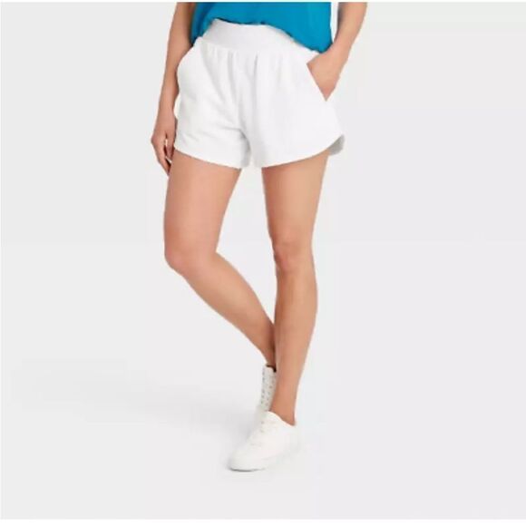 All in Motion Size 2X True White Activewear Athletics Workout Running Shorts - Picture 1 of 7